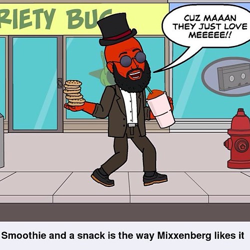 Smoothie and a snack is the way #Mixxenberg likes it! #DJ #PartyStarter #Austin #StepOutNTurnUp #6thStreet #beardgang #beardporn #instapotd #followme #super #amazing #unbelievable #cute #sexy #funny #serious #beautiful #art #original #random #classic #m