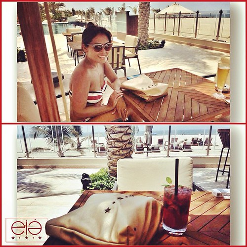 Last weekend @joselleperona enjoy her stay Waldorf Astoria in Ras Al Khaimah one of the lavish hotel in Northern Emirates. With gold color eiá bag she looks so Lavish and sexy..... eiá...we believe in YOU being a fashion statement #usa #fashion #inst
