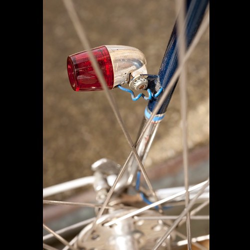 Generator tail light with some sexy internal wiring.