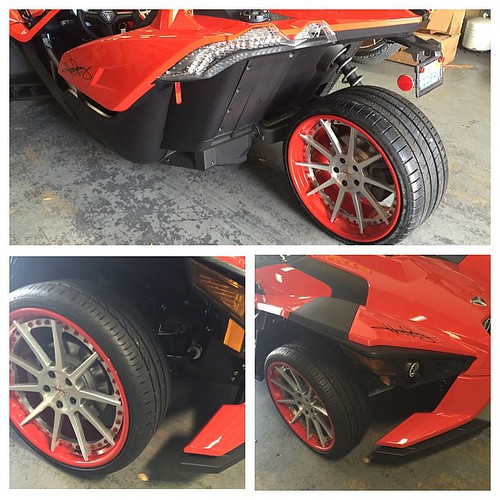 Polaris slingshot on 2021 inch COR Cipher concave teaser #corwheels #customrims #customwheels #customfitments #concave #wemakewheels #hipongcistoms #miami #polaris #sexy #stancenation #blacklistclub