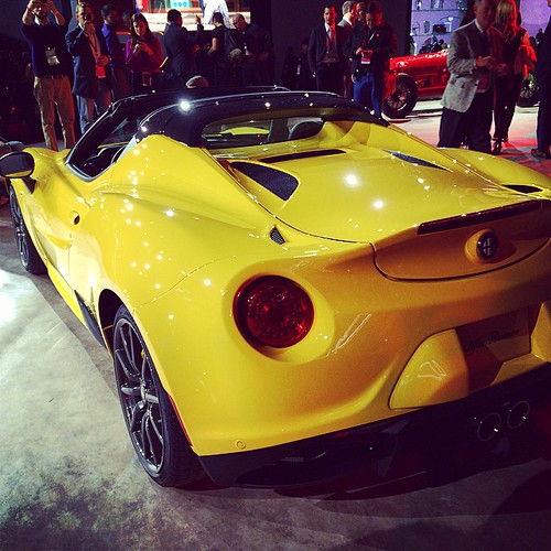 Sexy Butt: Alfa Romeo 4C spider @ #naias #naias2015 @alfaromeo #convertible #sportscars