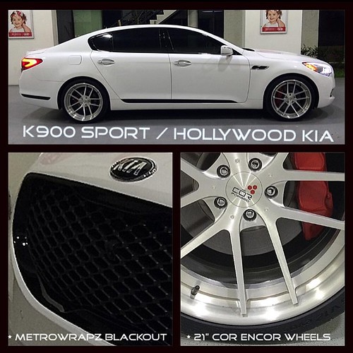 NEW KIA K900 on 21' COR Encor lights concave design on step lip finished in full bushed gloss. thanks Hollywood KIA for this show stopper! #corwheels #concavewheels #steplip #kia #k900 #hollywoodkia #stance #stancenation #thegoodlife #sexy #blacklist #bla