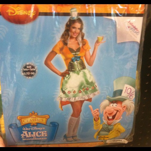 Disney Licensed 'HAWT Costumes' Alice in Wonderland Sexy Tea Wench! Spotted by mike Mozart at The Spirit Shop!