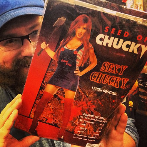 'Seed of Chucky' Sexy Woman Costume! Win or Fail? Spotted by Mike Mozart at Spirit Halloween Shops!